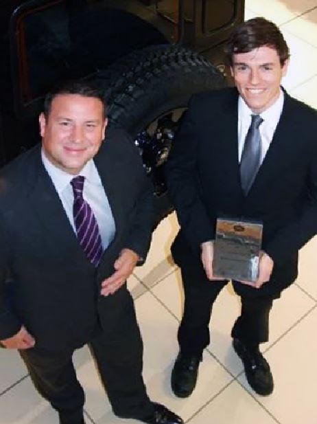 Westover man scoops Jaguar Land Rover award - Motor Trade News