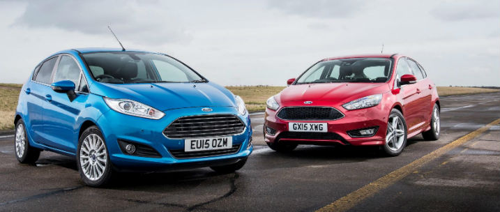 Fords Fiesta and Focus were first and second in UK car sales in April