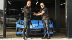 Derek Provan with Sandeep Benning, Senior Sales Controller at Arnold Clark Corvette