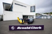 Al Kellock Glasgow Warriors Managing Director Zander Fagerson Matt Fagerson Gavin McKenzie Group Brand Director at Arnold Clark